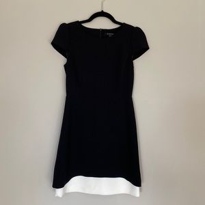 Nice Claup (korean brand) black & white formal mini dress